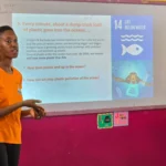 CMO Annabelle speaks to students at the Sea View Farm Primary School during Guest Lecture