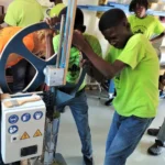 Students in the Ocean love NO Plastic NO Waste Workshop using the Granulator